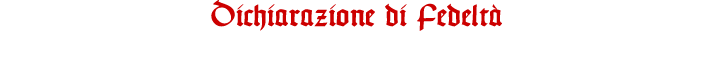Dichiarazione di Fedeltà